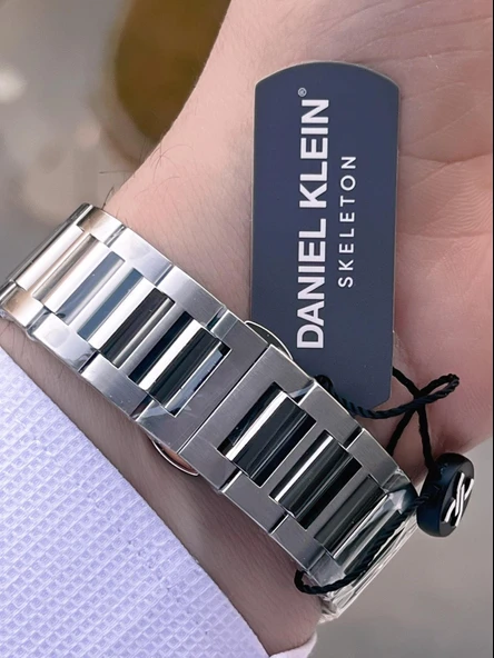 Daniel Klein Otomatik Ve Manuel Kurmalı Mehtap Ve Güneş Kadranlı 3 Atm Erkek Kol Saat FDK.14269.K3 - Resim 6