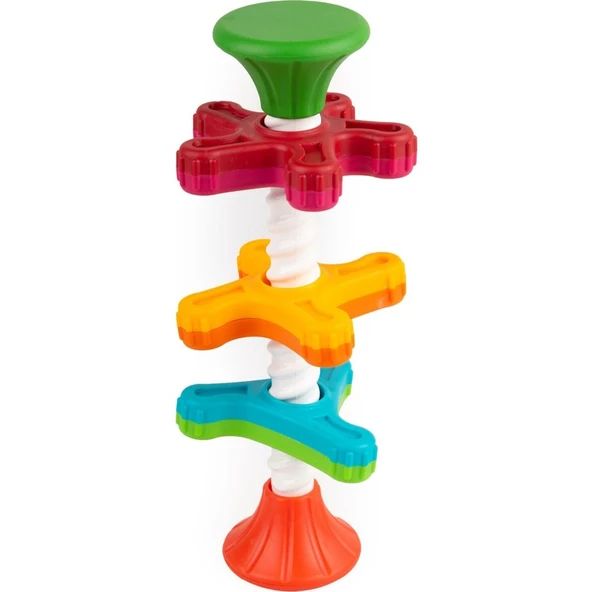 Think Master Luxury Mini Spinny Eğitici Oyuncak Dönen Eğlenceli Kuleler Motor Becerisi Gelişimi ve Duygusal Zeka Oyunu 1 Adet - Resim 5