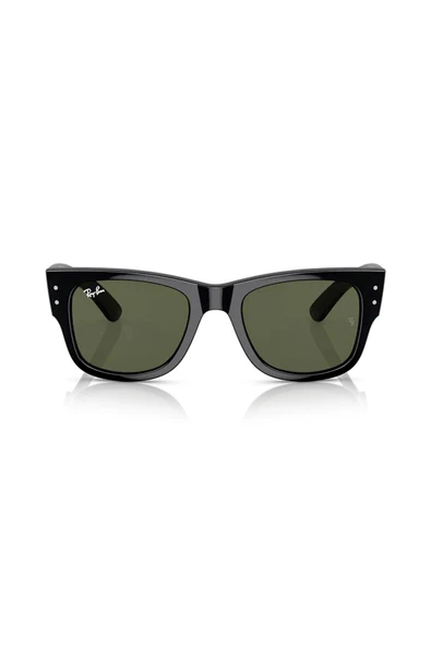 Ray-Ban RB 0840S 90131 51 Mega Wayfarer Unisex Siyah Kemik Güneş Gözlüğü - Resim 2