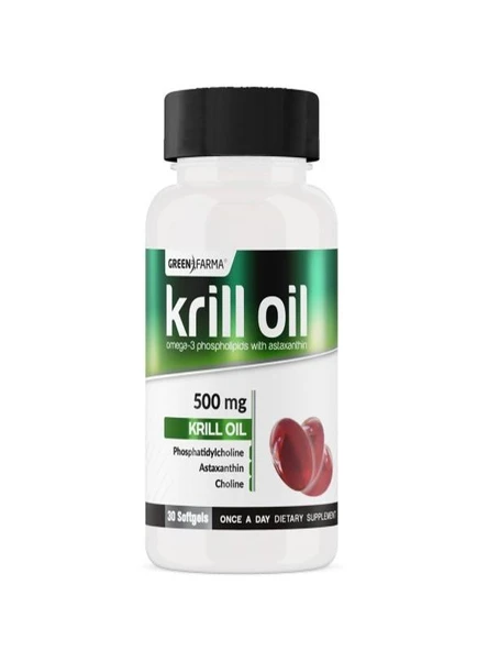 GREEN FARMA KRİLL OİL 30 SOFTGEL ürün görseli 1