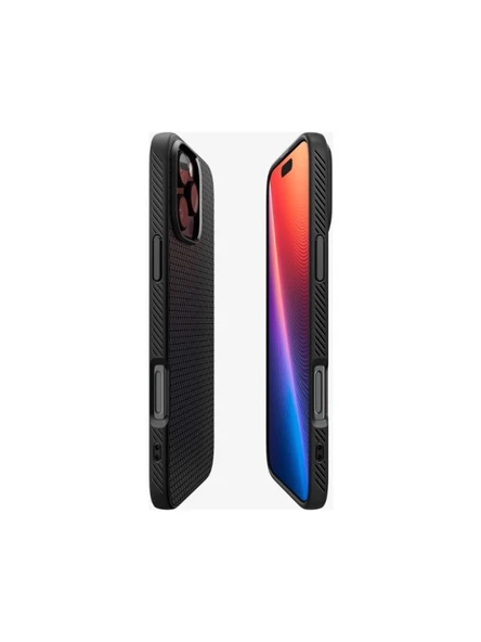Spigen iPhone 16 Pro Max ile Uyumlu Kılıf Liquid Air Matte Black - Resim 2