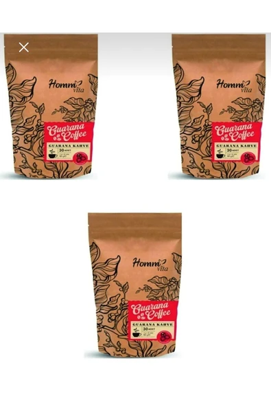 HOMM Bitkisel GUARANA KAHVE 30 ADET 60GR (3 Paket ) ürün görseli