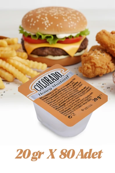 Colorado Ballı Hardallı Sos Küvet 20 gr 80 Adet ürün görseli