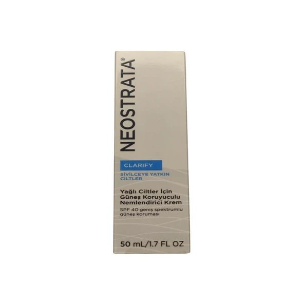 Clarify Güneş Koruyuculu Nemlendirici Krem SPF40 50ml ürün görseli