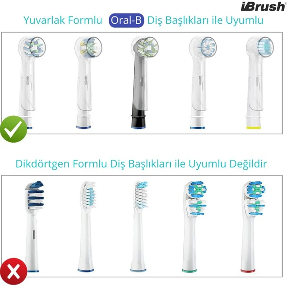 Oral-B Şarjlı ve Pilli Diş Fırçaları Için 4 Adet Pembe Renk Koruyucu Kapak - Resim 3