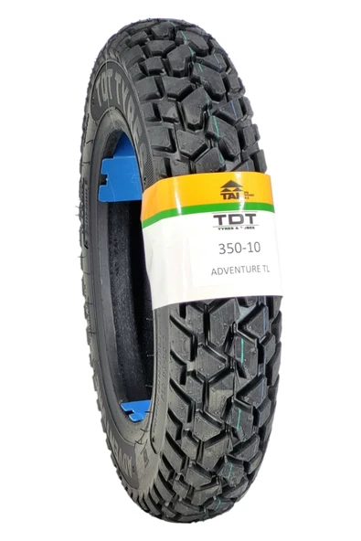 TDT TYRES 350-10 TL (TUBELESS - DUBLEKS) MOTOSİKLET LASTİĞİ ürün görseli 1
