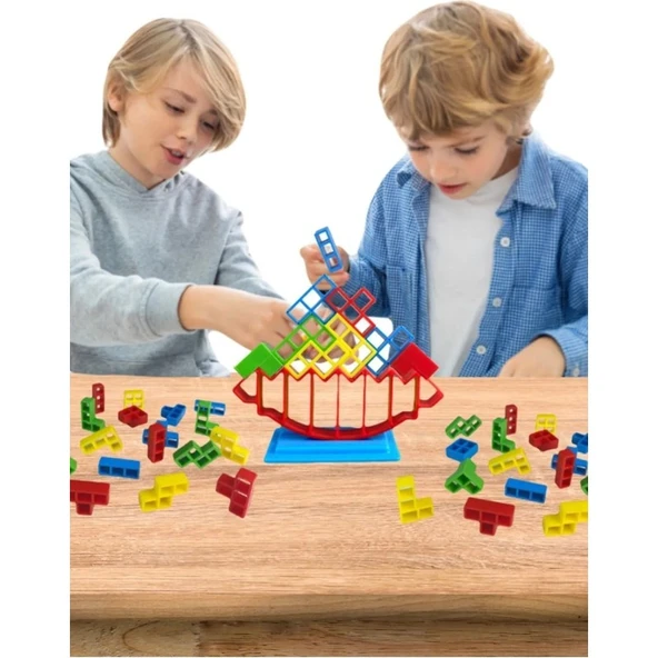Think Master Tetra Kule Denge Oyuncağı Eğitici Kutu Oyuncak Tetris Kule Tetra Tower ürün görseli