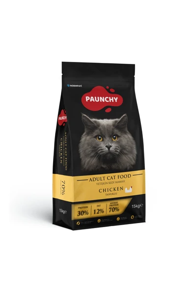 Paunchy Tavuklu Yetişkin Kedi Maması 15 Kg - Resim 2