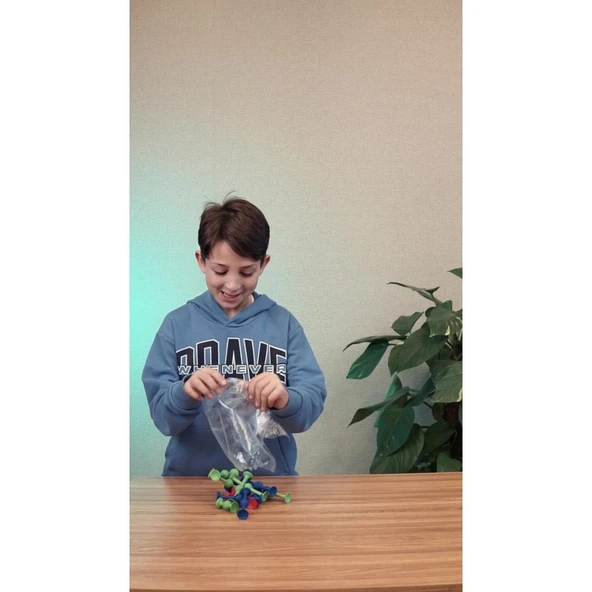 Think Master Luxury Pop Dart Vakum Molekül Oyuncak Pop Dart Oyunu 10 6 Parça Popit Dart Oyunu Duyusal Eğitici Oyuncak 1 Adet - Resim 2