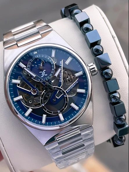 Daniel Klein Otomatik Ve Manuel Kurmalı Mehtap Ve Güneş Kadranlı 3 Atm Erkek Kol Saat FDK.14269.K5 ürün görseli