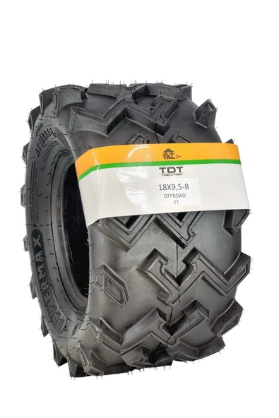 TDT TYRES ATV LASTİĞİ 18X9,5-8 TL (TUBELESS - DUBLEKS) ürün görseli 1
