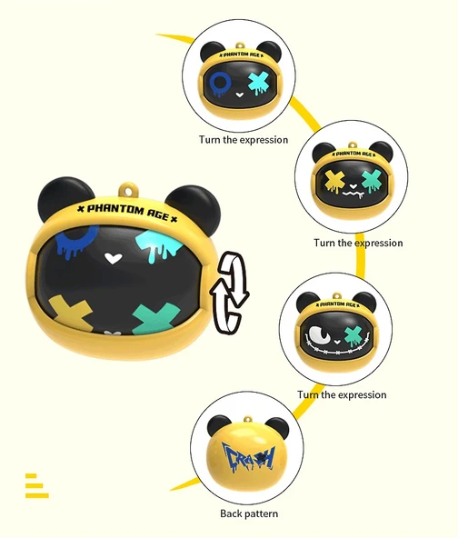 Volkano G-05D Face Change Yellow Bear TWS Kulaklık - Resim 4