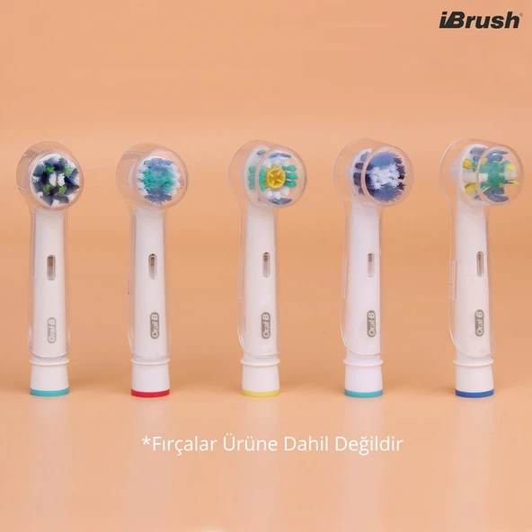 Oral-B Şarjlı ve Pilli Diş Fırçaları Için 4 Adet Beyaz Renk Koruyucu Kapak - Resim 4