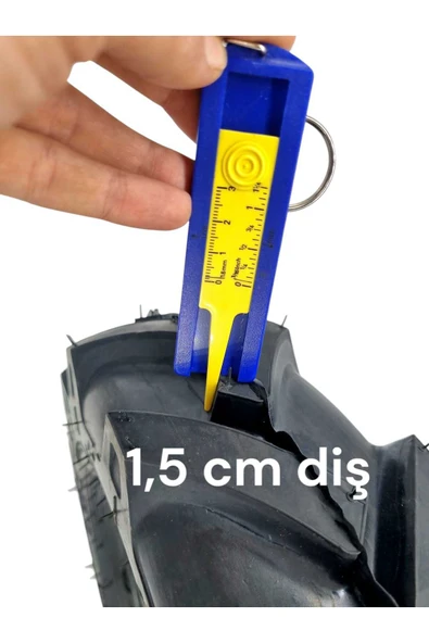 Billas ÇAPA LASTİĞİ 400-8 TT 4KAT+İÇ LASTİK SET - Resim 2