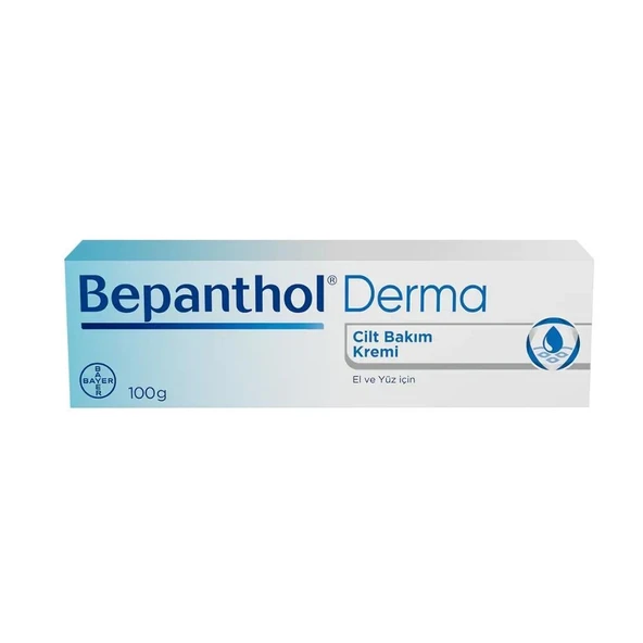 Bepanthol Derma El Ve Yüz İçin Günlük Nemlendirici Cilt Bakım Kremi 100gr ürün görseli