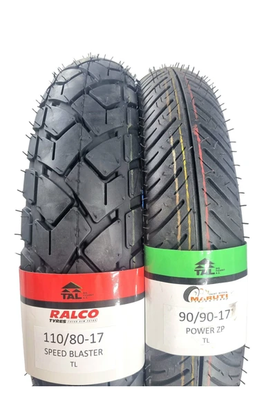 RALCO TYRES 110/80-17 VE 90/90-17 MONDİAL Z-ONE TAKIM TL (TUBELESS - DUBLEKS) MOTOSİKLET LASTİĞİ - Resim 2