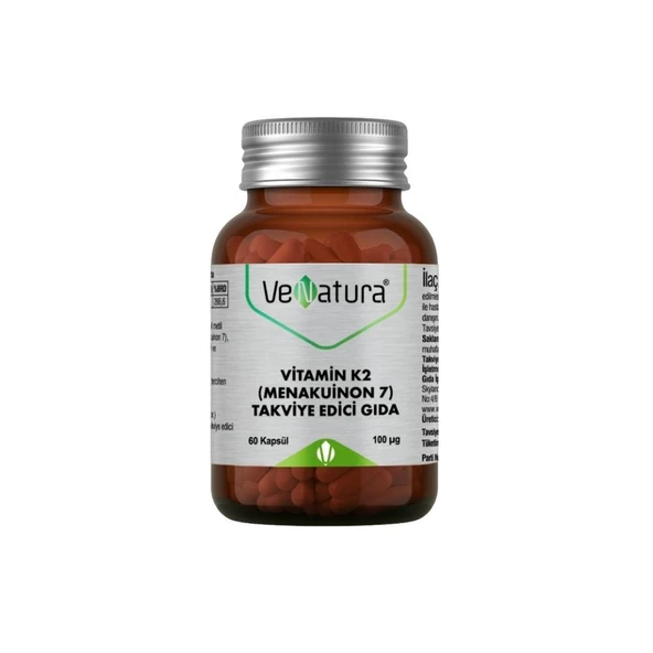 Vitamin K2 (Menakuinon 7) İçeren Takviye Edici Gıda 60 Kapsül ürün görseli