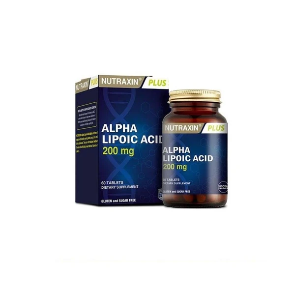 Plus Alpha Lipoic Acid 200mg Takviye Edici Gıda 60 Tablet ürün görseli