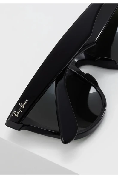 Ray-Ban Rb2140 901 50wayfarer Siyah Kemik Yeşil Camlı Unisex Güneş Gözlüğü Rb 2140 901 - Resim 6