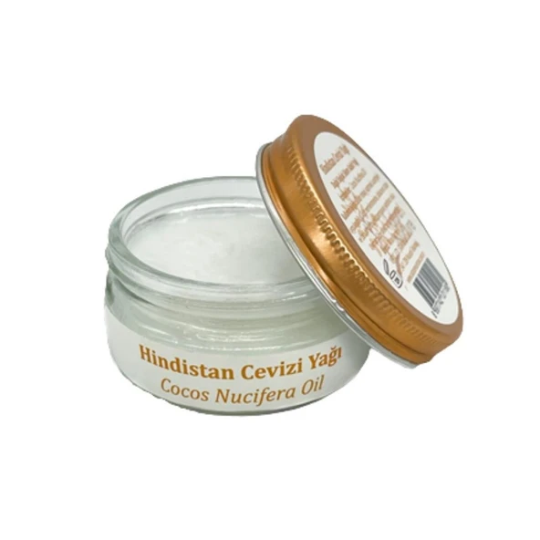 Hindistan Cevizi Yağı Doğal Soğuk Sıkım Sabit Yağ 50ml ürün görseli