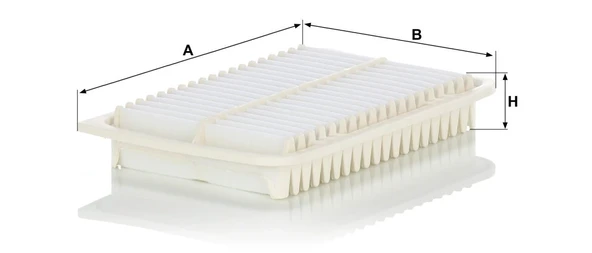 C 26 090 - Hava filtresi -  MANN FILTER - Resim 2
