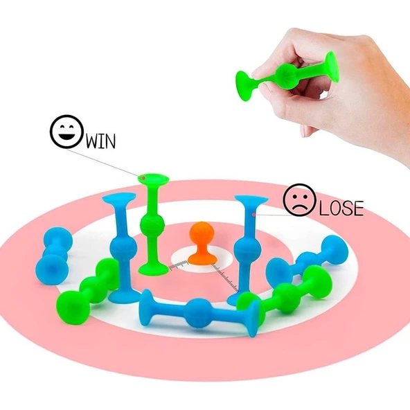 Think Master Luxury Pop Dart Vakum Molekül Oyuncak Pop Dart Oyunu 10 6 Parça Popit Dart Oyunu Duyusal Eğitici Oyuncak 1 Adet - Resim 5
