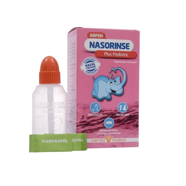 Abfen Nasorinse Plus Pediatric Yüksek Hacimli Nazal Yıkama ürün görseli