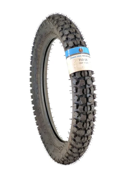 IRAN YASA TIRE&RUBBER Motor Lastik 350-18 TT(İç Lastikli tip,) OFFROAD lastiğİ ürün görseli 1