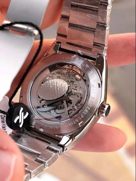 Daniel Klein Otomatik Mehtap Ve Güneş Kadranlı Bileklik Hediyeli 3 Atm Erkek Kol Saat FDK.14268.K2 - Resim 5