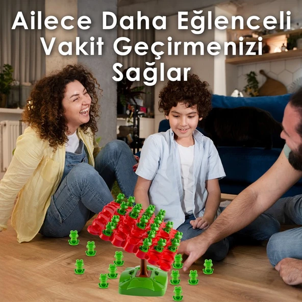 Think Master Kurbağa Denge Ebeveyn Çocuk Etkileşimi Oyunu Eğitici Oyuncak Kutu Oyunu - Resim 4