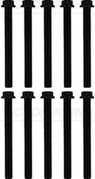 Mercedes Truck Silindir Kapak Saplaması 10'lu Set Mercedes Atego-Citaro Om904-Om906 - Victor Reinz 14-32172-01 - Resim 1