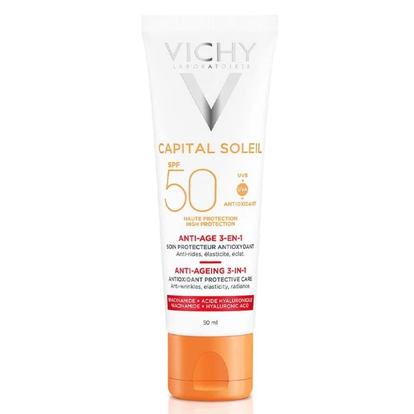 Capital Soleil SPF 50 Anti Aging 3-in-1 Güneş Kremi 50 ml ürün görseli