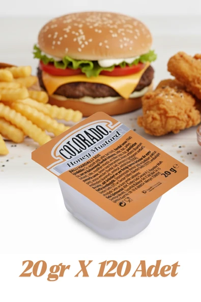 Colorado Ballı Hardallı Sos Küvet 20 gr 120 Adet ürün görseli 1