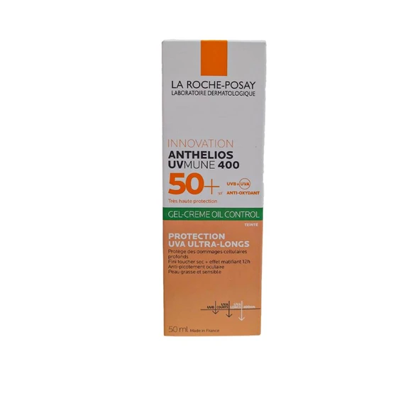 Anthelios UVMUNE 400 Tinted Oil Control Gel-Cream SPF50+ Renkli Güneş Kremi 50ml ürün görseli