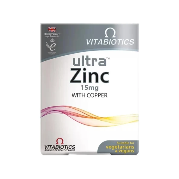 Ultra Zinc Çinko Ve Bakır İçeren Takviye Edici Gıda 60 Tablet ürün görseli