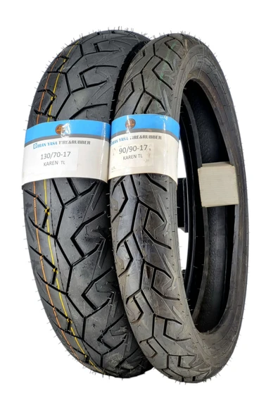 IRAN YASA TIRE&RUBBER 130/70-17 VE 90/90-17 TL (TUBELESS - DUBLEKS) MOTOSİKLET LASTİĞİ TAKIM - Resim 3