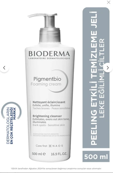 Bioderma Pigmentbio Foaming Cream 500 ml ürün görseli