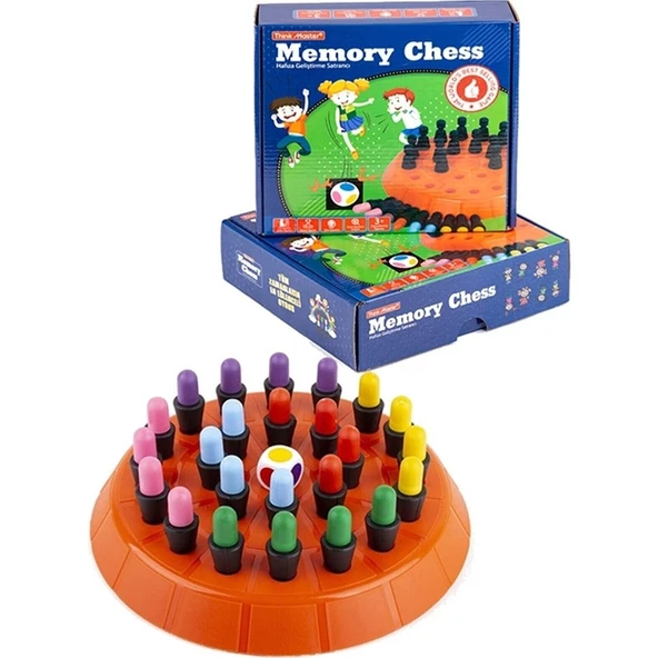 Think Master Memory Chess - Renklerle Hafıza ve Zihin Geliştirme Satrancı ürün görseli