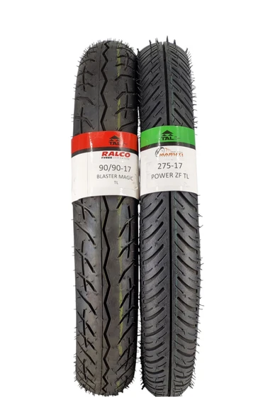 RALCO TYRES MOTOR LASTİK 90/90-17 VE 275-17 TL (TUBELESS - DUBLEKS) - Resim 2
