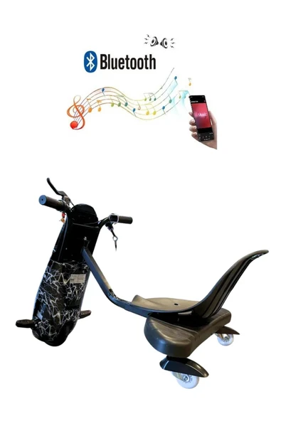 Citymate Drift Car Elektrikli Kaykay Bluetooth Dirift Kar Hoverboard Scooter Ledli Bluetoothlu D02 - Resim 3