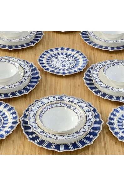 Mien Elizabeth London 24  Parça Florence Yemek Takımı EL23A035 - Resim 2