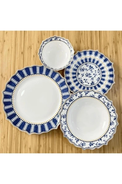 Mien Elizabeth London 24  Parça Florence Yemek Takımı EL23A035 - Resim 3