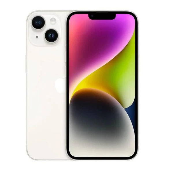 APPLE IPHONE 14 WHITE 128GB YENILENMIS B KALITE (12 AY GARANTILI) ürün görseli 1