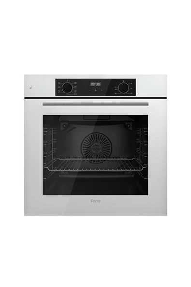 Ferre WHITE PLUS SERİSİ 3LÜ CAM ANKASTRE SET (QBL63CB-SS206-D101) - Resim 2