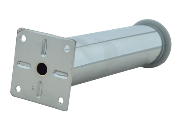 LUDIA Metal Ayarlanabilir 4 Adet Mobilya Ayağı Metal Tablalı 20cm - Resim 3