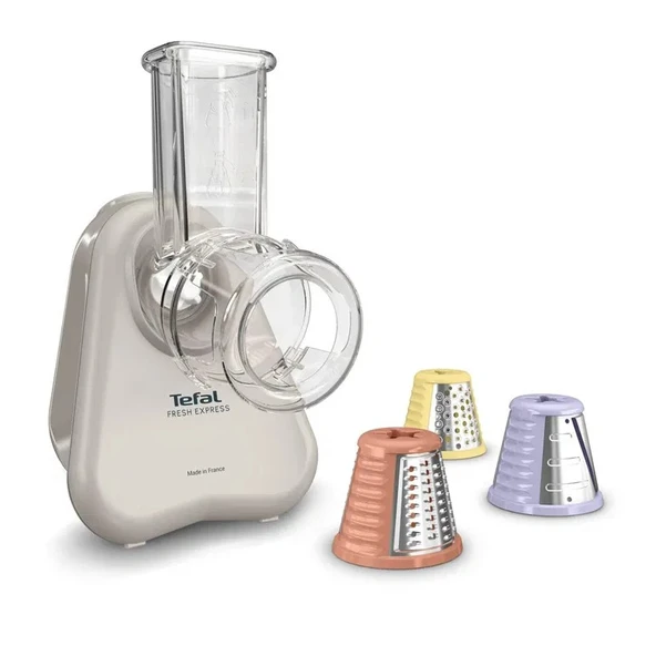 Tefal Fresh Express 150 Watt 3 Fonksiyonlu Doğrayıcı Rondo - Açık Gri ürün görseli