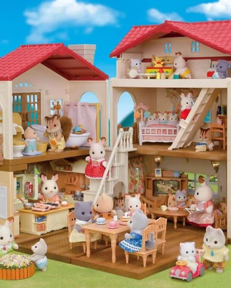 Sylvanian Families Oyun Odalı Işıklı Şehir Evi 5708 - Resim 5