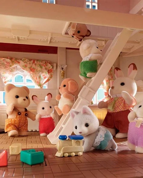 Sylvanian Families Oyun Odalı Işıklı Şehir Evi 5708 - Resim 8
