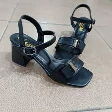 Ruty Siyah Cilt Topuklu Ayakkabı ürün görseli