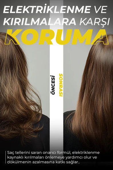 Keratin ve Argan Yağlı Onarıcı Saç Bakım Yağı 100 ml - Resim 3